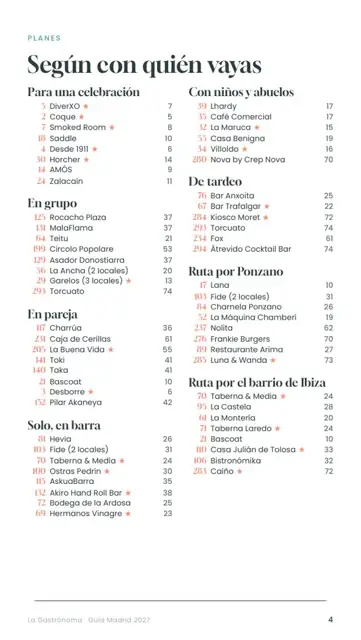 Página de planes
