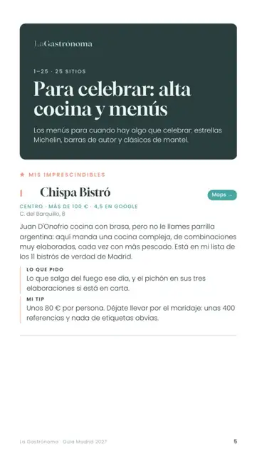 Inicio de sección con imprescindibles